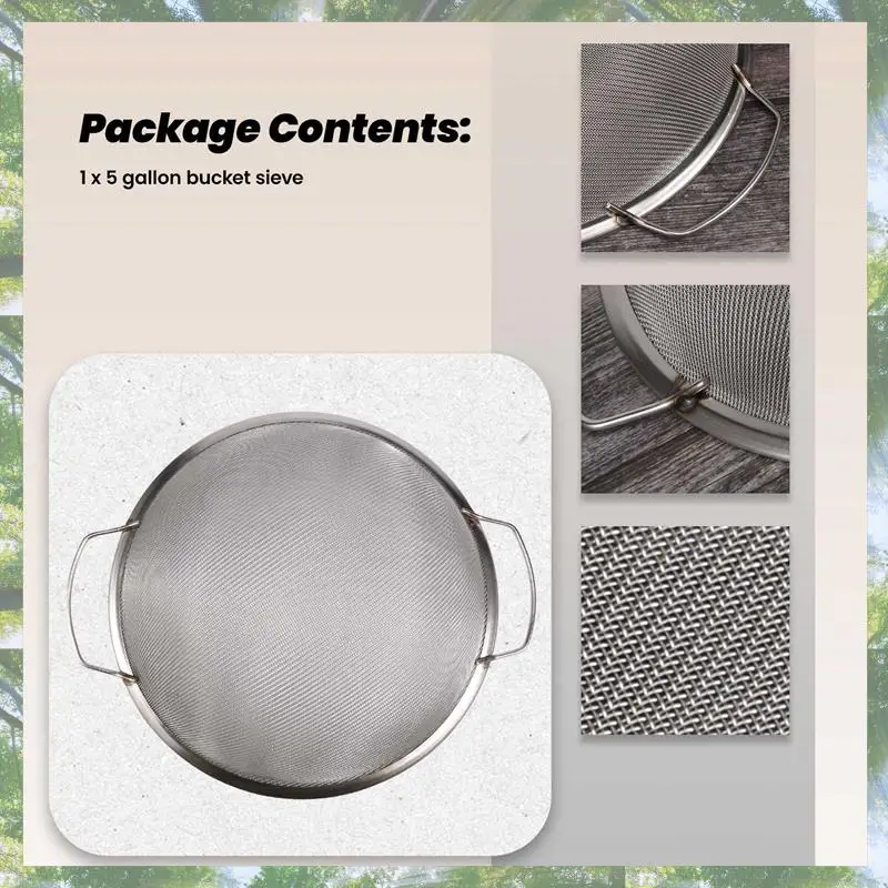 قسط الطلاء مصفاة شبكة الفولاذ المقاوم للصدأ الطلاء مستحلب العسل قمع غطاء مرشح تصفية أداة المنتج 60 شبكة عرض 11.4 بوصة