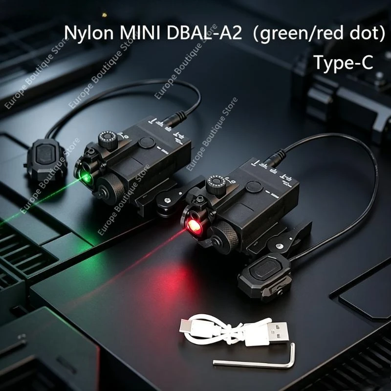 

Mini Nylon Dual Laser Sight 2.5mm Aiming Marker Fit 20mm Picatinny Rail For AR15 M4 M16 AK47 Toy Rifle