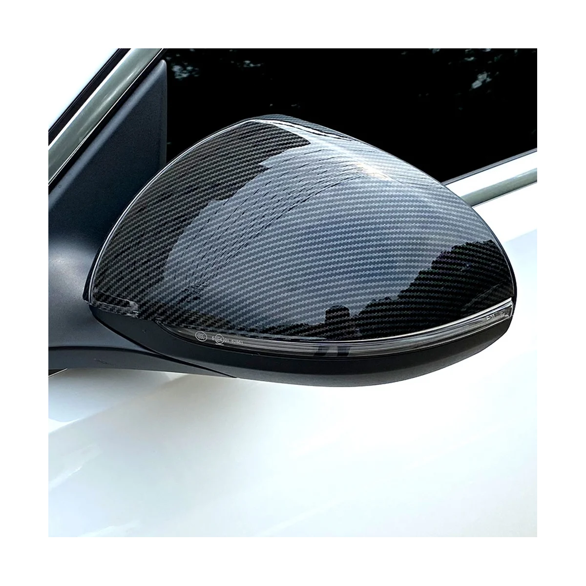 Rear View Mirror Housing for Mercedes-Benz C-Class W206 Carbon Fiber