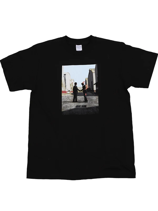  American Retro High Street Vintage Heavyweight Shoulder T-Shirt Short Sleeve Cotton Casual Style Youth Popular