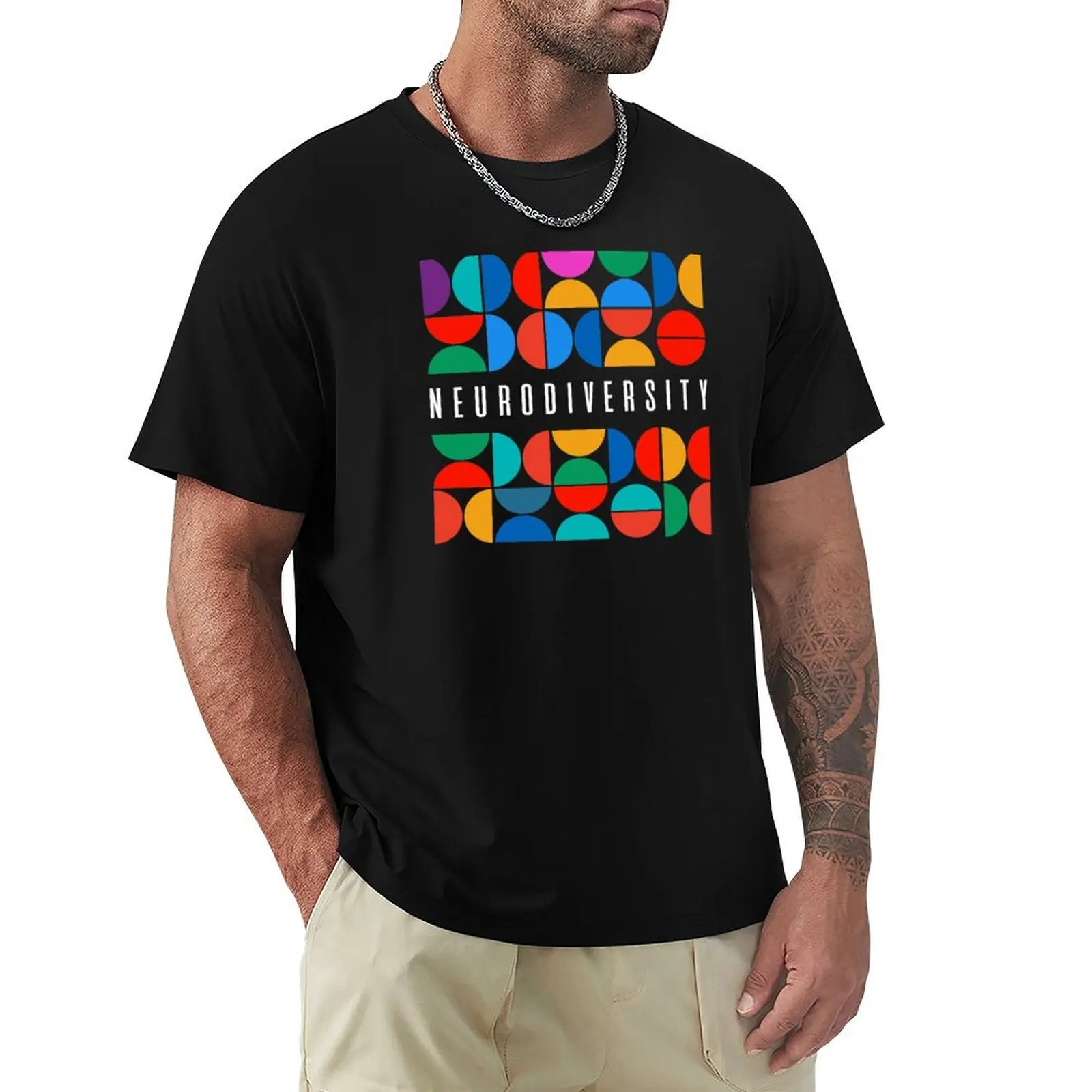 neurodiversity - autism acceptance T-Shirt Basic Casual Wear Short Sleeve Top