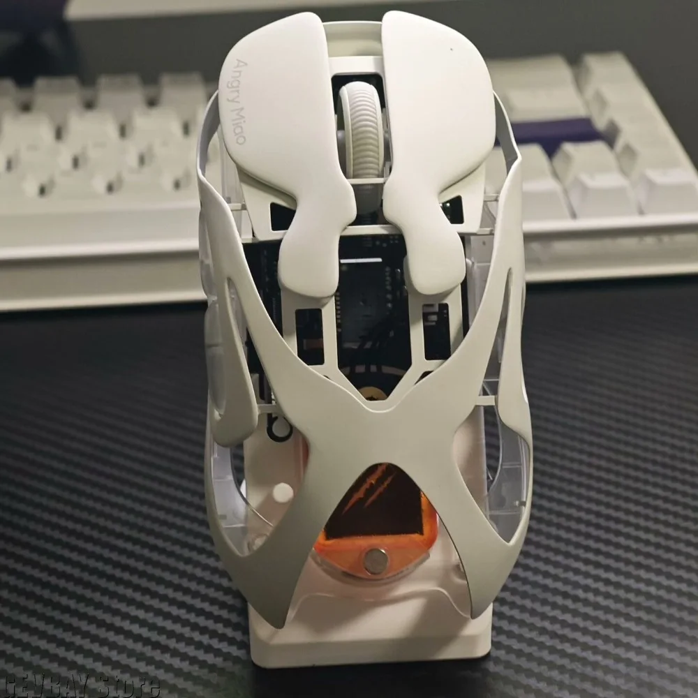Mouse Stand for Mice Angry Miao AM Infinity Mouse with Receiver Card Slot Stable and Firm 3D Printing PLA Gift