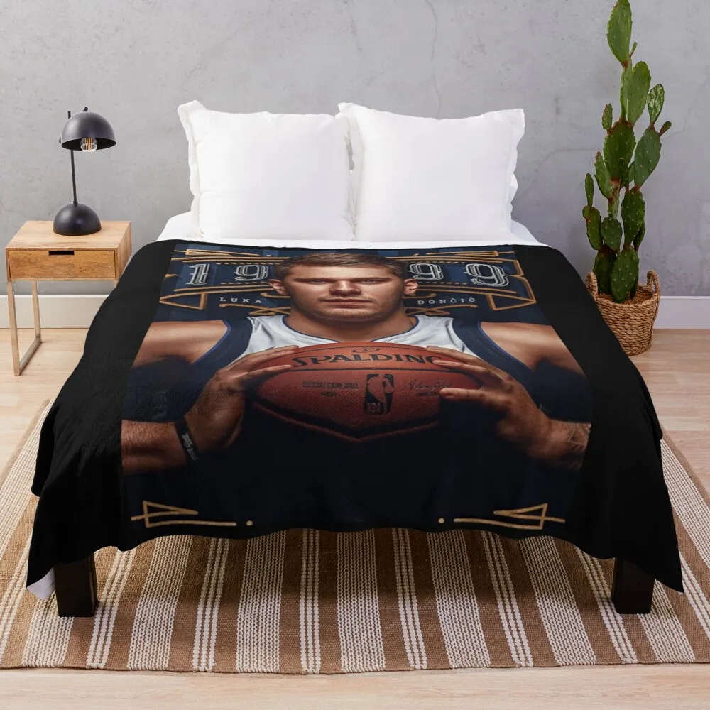 Doncic Luka Art Throw Blanket Hairys Comforter fluffy Blankets