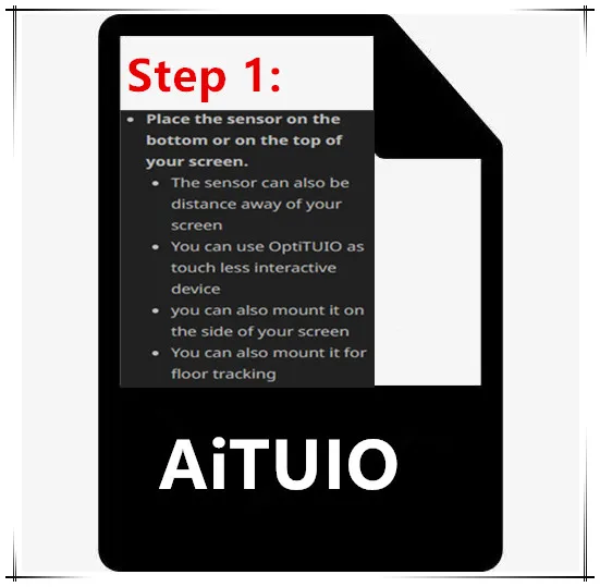 AiTUIO Support multi radar camera screen interactive software lidar multi-touch wall ground screen interactive program engine