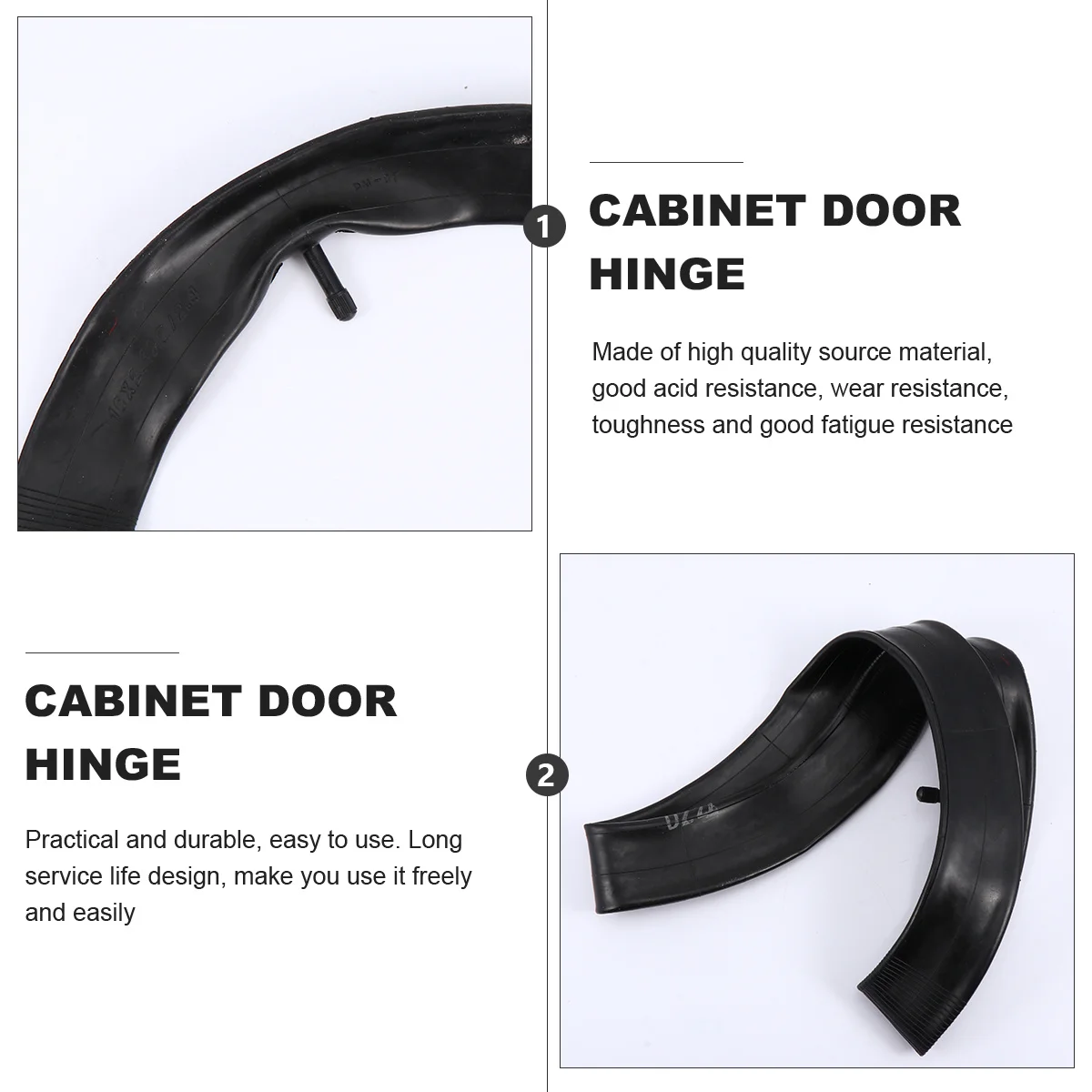 

4Pcs Bike Inner Tubes Strong Rubber Replacement Tubes Easy Install Durable Road Bike Tire Repair Kit Acid Resistant Wear