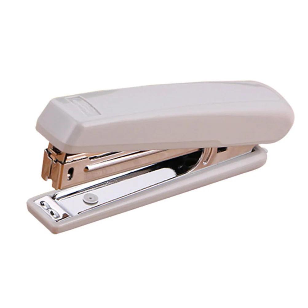 Household Desktop Staplers Classic Simple Metal Staplers Stationery Supplies for Home Office School Use Random Color without