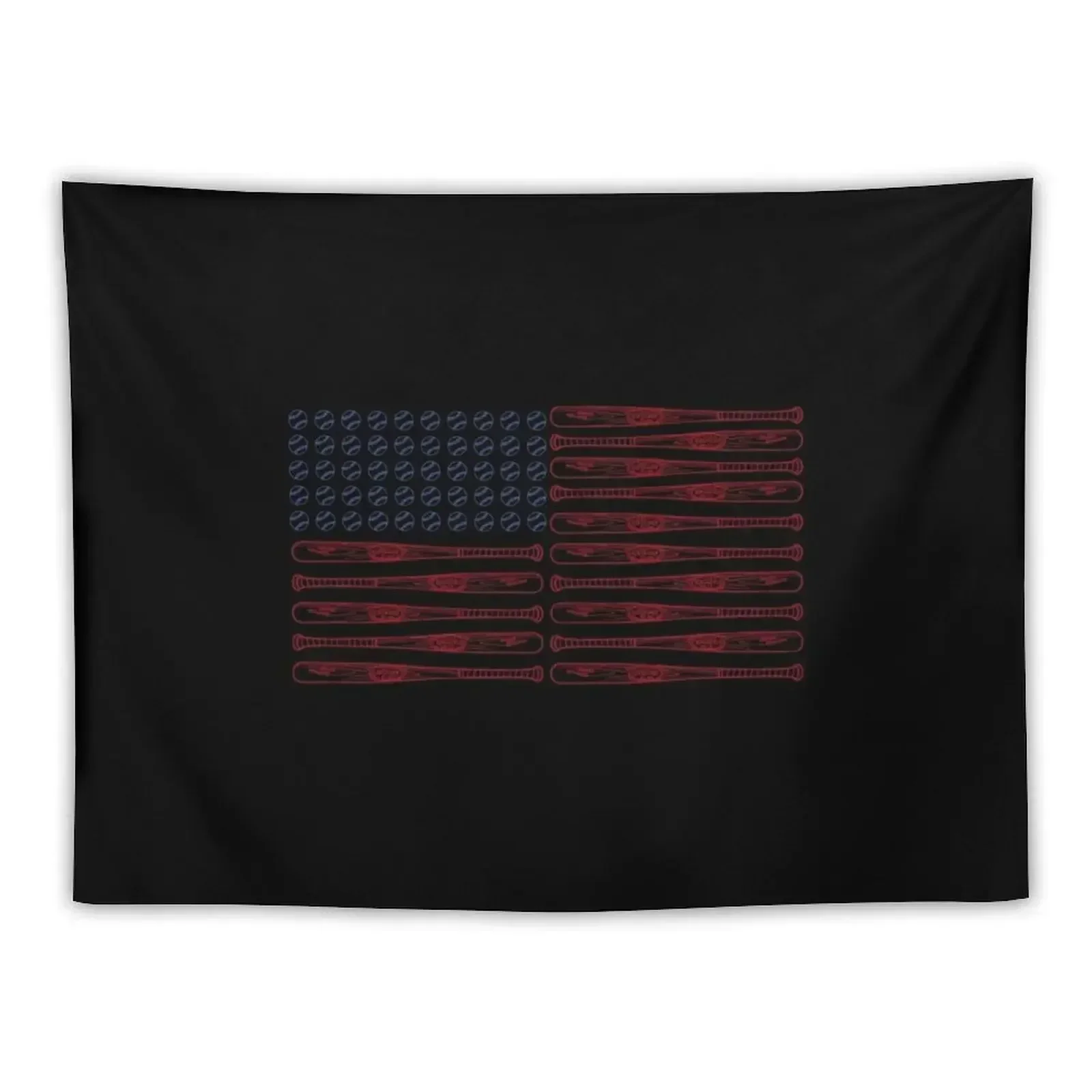 

BASEBALL FLAG Tapestry Decoration Aesthetic Wall Mural Room Aesthetic Tapestry