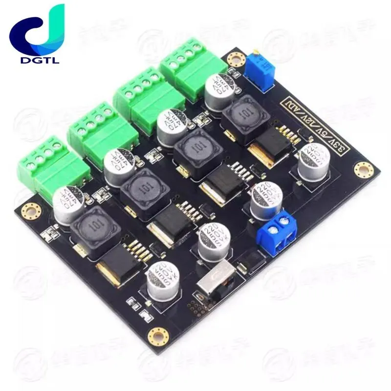 

LM2596 Multi Channel Switching Power Supply 3.3V/5V/12V/ADJ Adjustable Voltage Output Power Supply Module