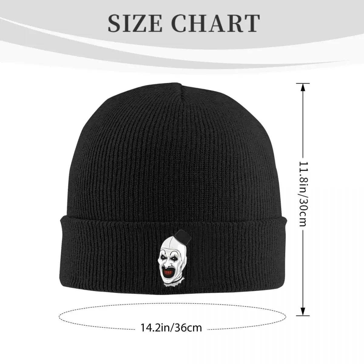 Awesome For Terrifier 3 Knit Hat Beanie Winter Hats Warm Unisex Fashion Christmas Slasher Film Art Caps Men Women Gift