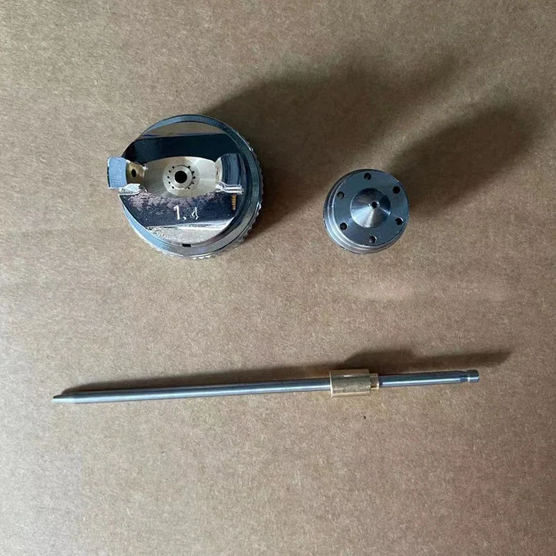 Accesorios para pistola pulverizadora H-827 1,4mm/1,7mm/2,0mm tapa de aguja juego de tres piezas componentes neumáticos repuestos accesorios para