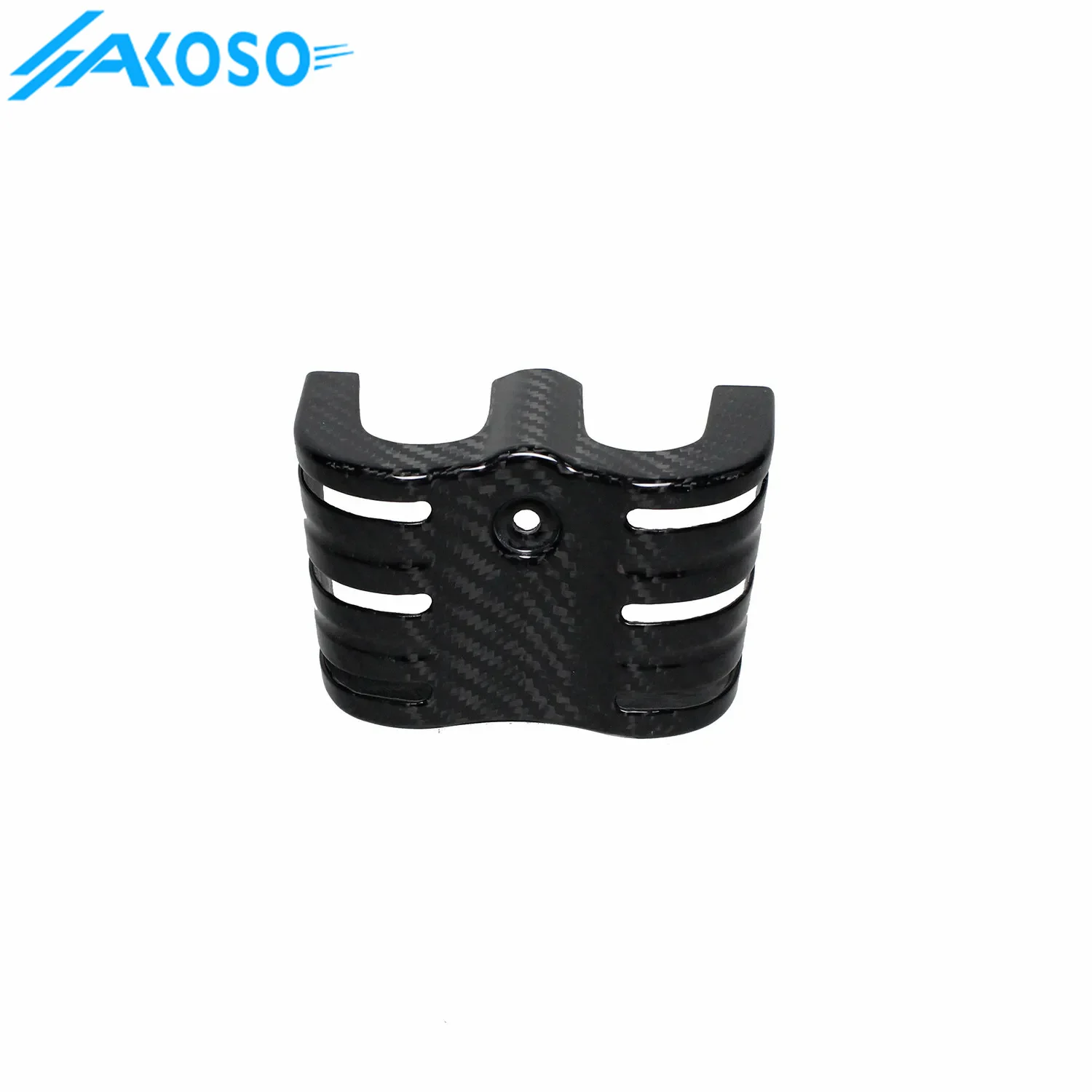 AKOSO 3K Dry Carbon Fiber Motorcycle Ignition Coil Cover For Harley Davidson Softail M8 FXBB FXBR FXFB FLFB 2018-2024