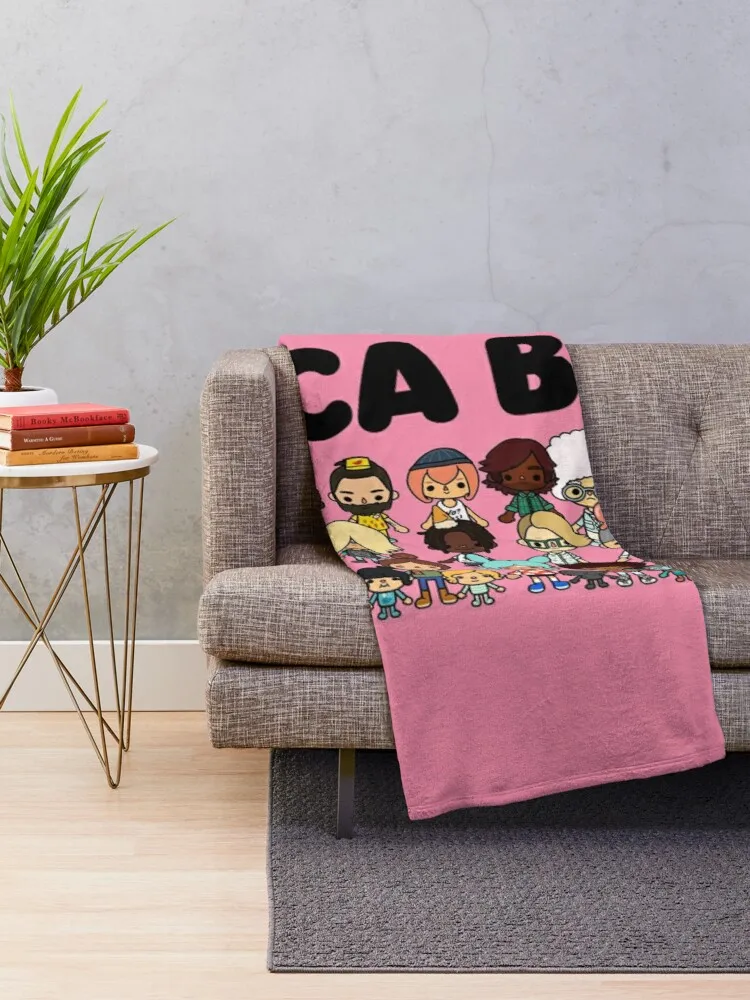 Toca Boca New Collection Throw Blanket Thin Blankets Stuffed Blankets