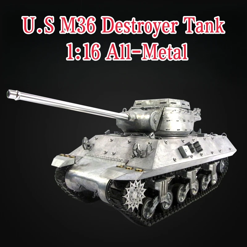 

1/16 MATO All-Metal U.S M36 Destroyer 2.4G Remote Control Tank Infrared Battle Electric Military Model Toys Gift