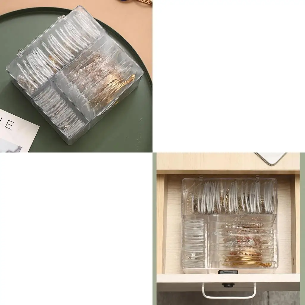 

Прозрачная коробка для хранения ювелирных изделий, подарки, ювелирные изделия, сумка на молнии, многоразовые сумки для ожерелья