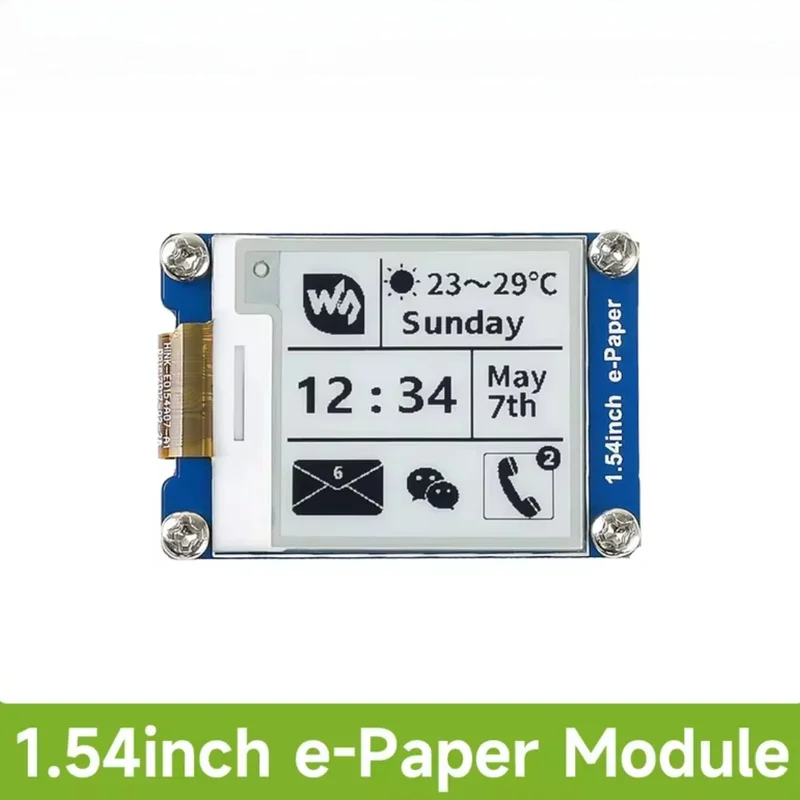 display-e-ink-waveshare-de-154-polegadas-preto-branco-e-paper-com-resolucao-200x200-interface-spi-raspberry-pi-esp32