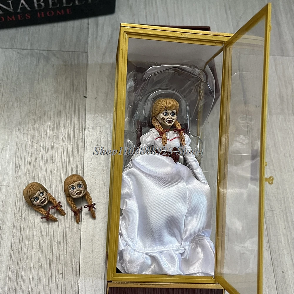 NECA Annabelle Figure Comes Home Annabelle Action Figure Horror Model Toy Doll Decoration Christmas Gifts