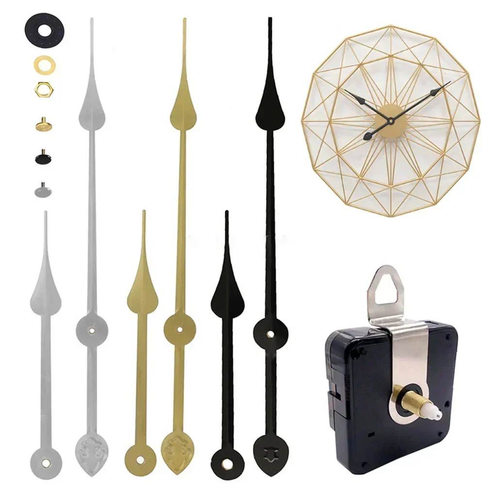 

Quality Silent Quartz DIY Mechanism Movement Kits Large Long Hands Clocks Movements High Torque Wall Clocks Replacement Parts