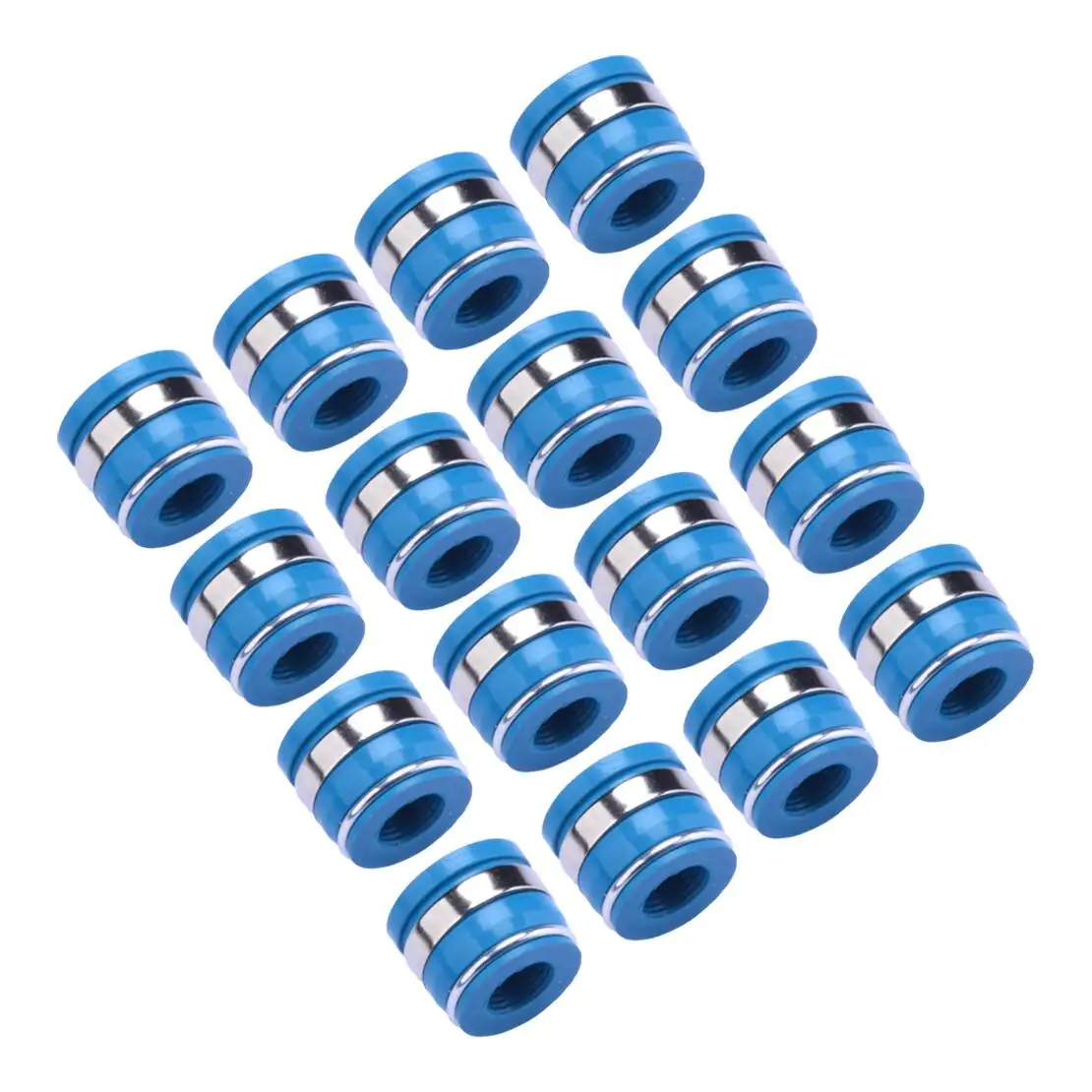 

58012 16 шт. уплотнение штока клапана Viton 11/32 "X .500" подходит для SBC BBC BBF SBF