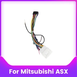 16pin Adapter Android Power Cable Car Radio Stereo Wiring Harness Cable For Mitsubishi Lancer 2007+ Outlander Pajero ASX