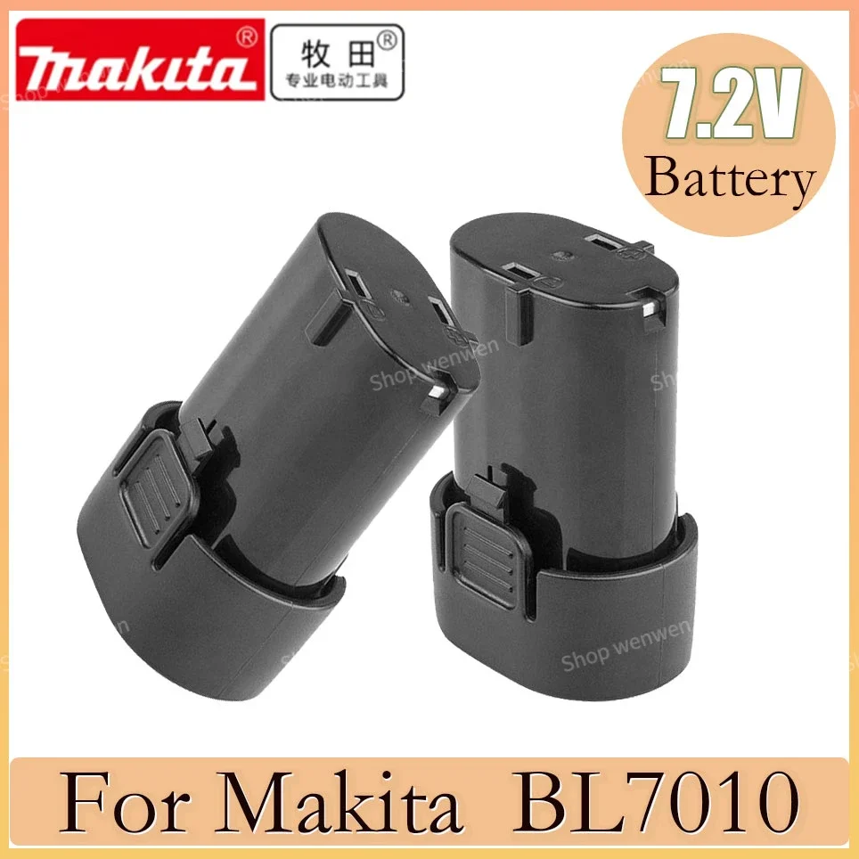 

Makita 7.2V BL7010 3000mAh Li-ion Battery Replacement 194355-4 TD020 TD020D TD020DS DF330D ML704 TD090D Power Tools