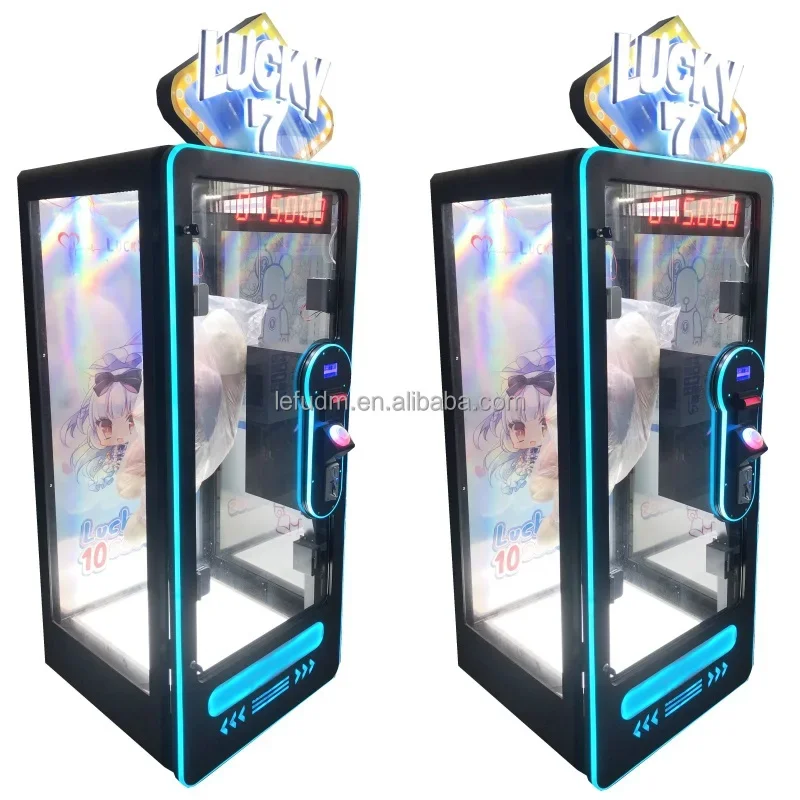 2023 New design doll machine lefu company hot sale doll game machine black prize machine for sale