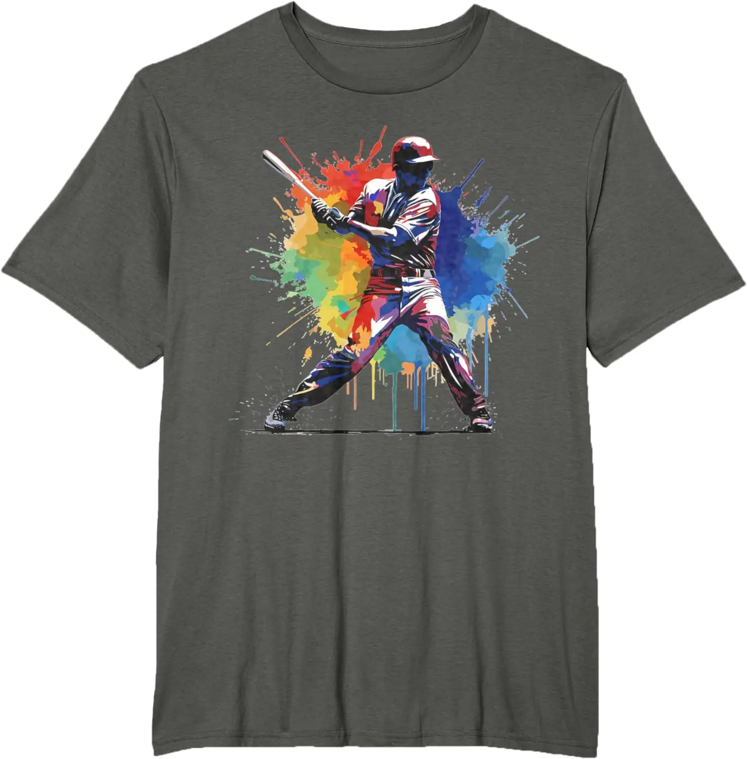 Baseball player Paint splash T-Shirt
