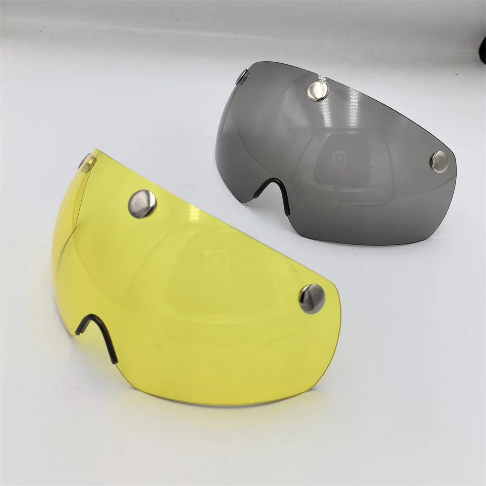 Neuer 290g Aero TT Rennrad-Helm mit Schutzbrille, Unisex Fahrrad-Sporthelm mit CB-16-Linse – Detail 19