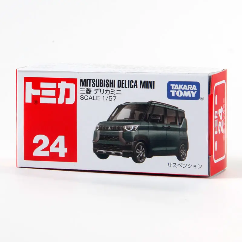 Takara Tomie No.24 Mitsubishi Delica Mini Schaal 1/57 Legering Auto Speelgoed Motorvoertuig Diecast Metalen Model Geschenken Voor Kinderen