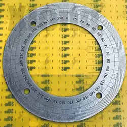 Outer diameter: 180mm Dial Stainless Steel Angle Plate Mechanical Parts 360 Degree Disc 180 # 112 # 2 # 8 # 144