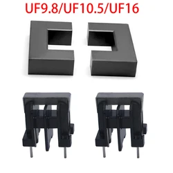 UU9.8 UF9.8 UU10.5 UF10.5 UU16 UF16 Transformer U Type Soft Ferrite Magnetic Core Bobbin Former Common Mode Choke Coil Inductor