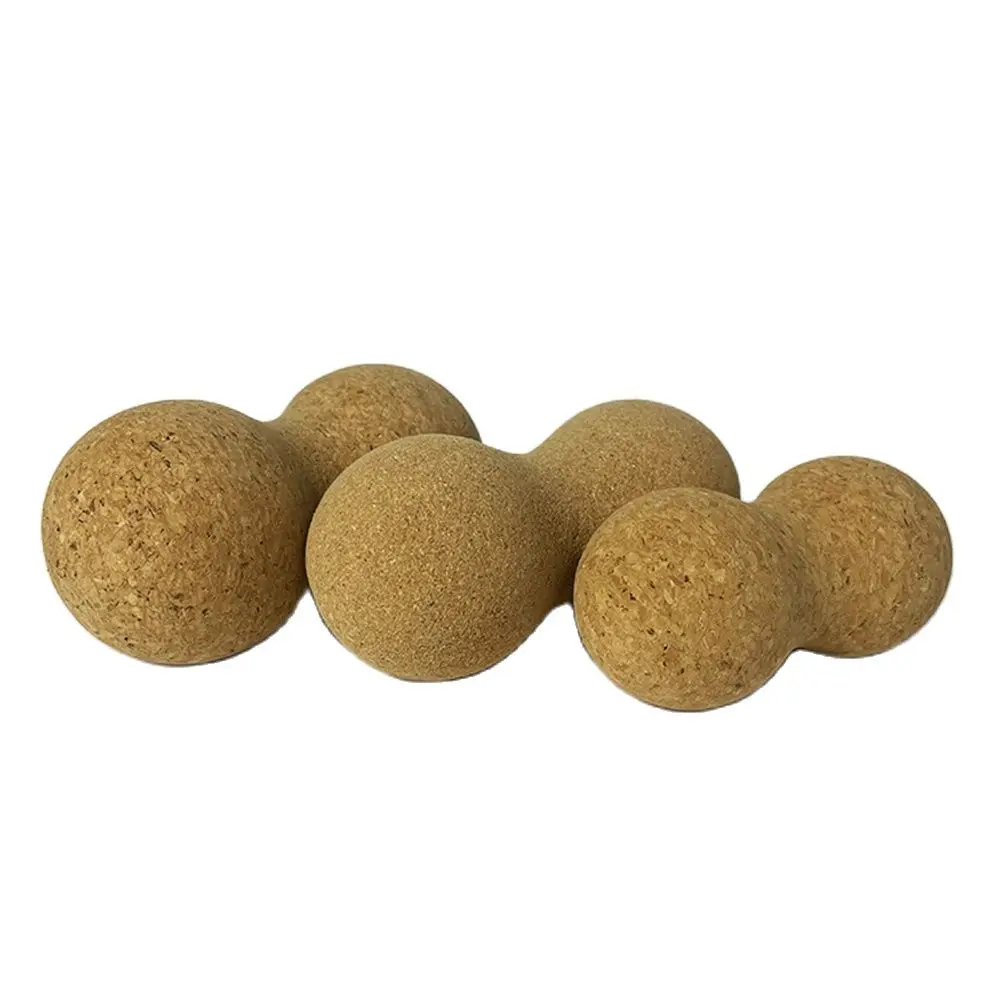 Eco Friendly Cork Single Peanut Massage Ball for Muscle Exercise Relaxation