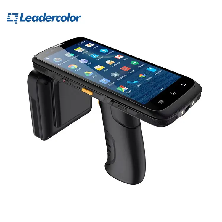 Factory Price 860-960MHz Android Long Range UHF RFID Handheld Reader With NFC Function