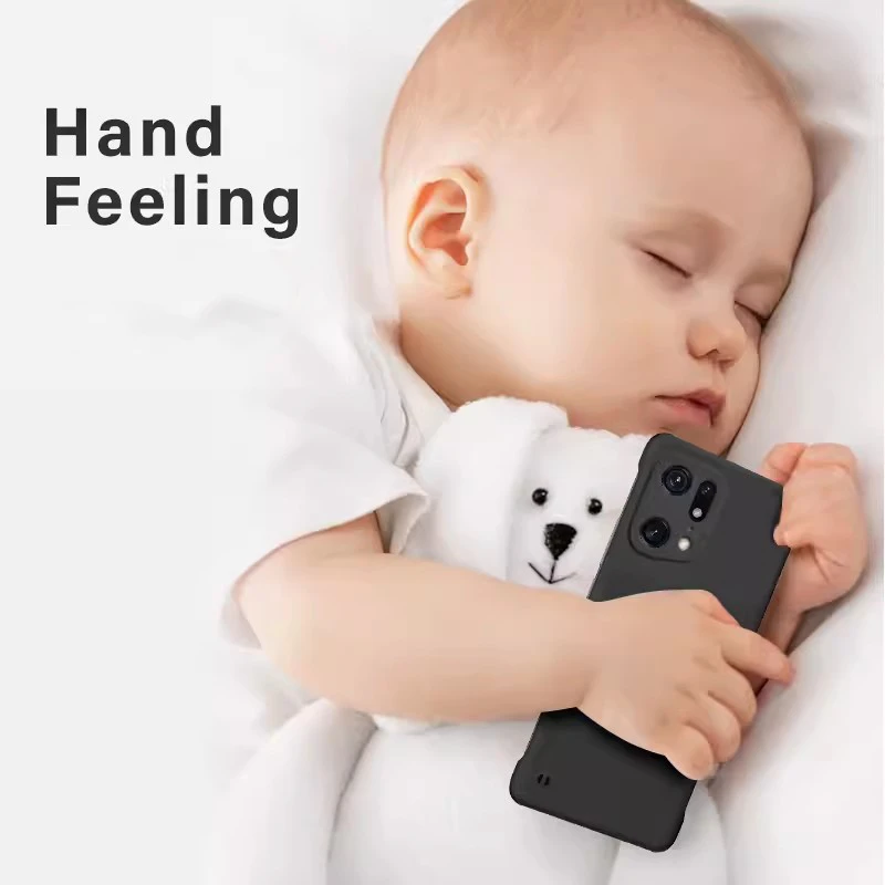 Solid Candy Color Frameless Hard PC Back Cover Case For Oppo Find X3 X5 Pro X3 Lite Neo ShockProof Ultra Thin Cases