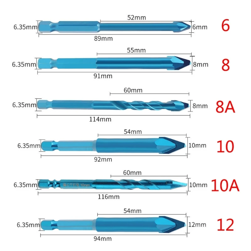 Versatile Drill Bit Drill Bit Reliable Tools for Tile & Glass Drilling