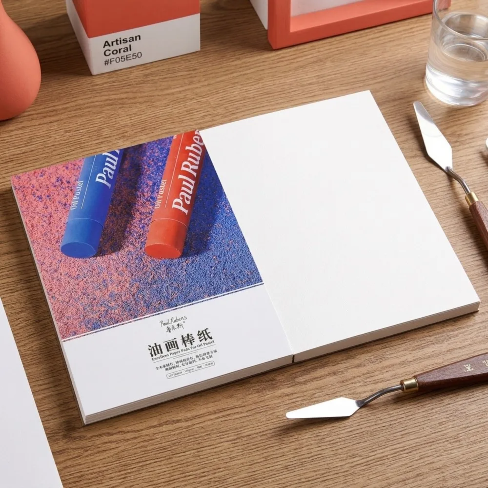 30-folhas-de-papel-para-pastel-a-Oleo-de-polpa-de-madeira-pura-a5-superficie-brilhante-bloco-para-pastel-a-Oleo-adesao-forte-caderno-de-desenho-para-midia-Umida-e-seca