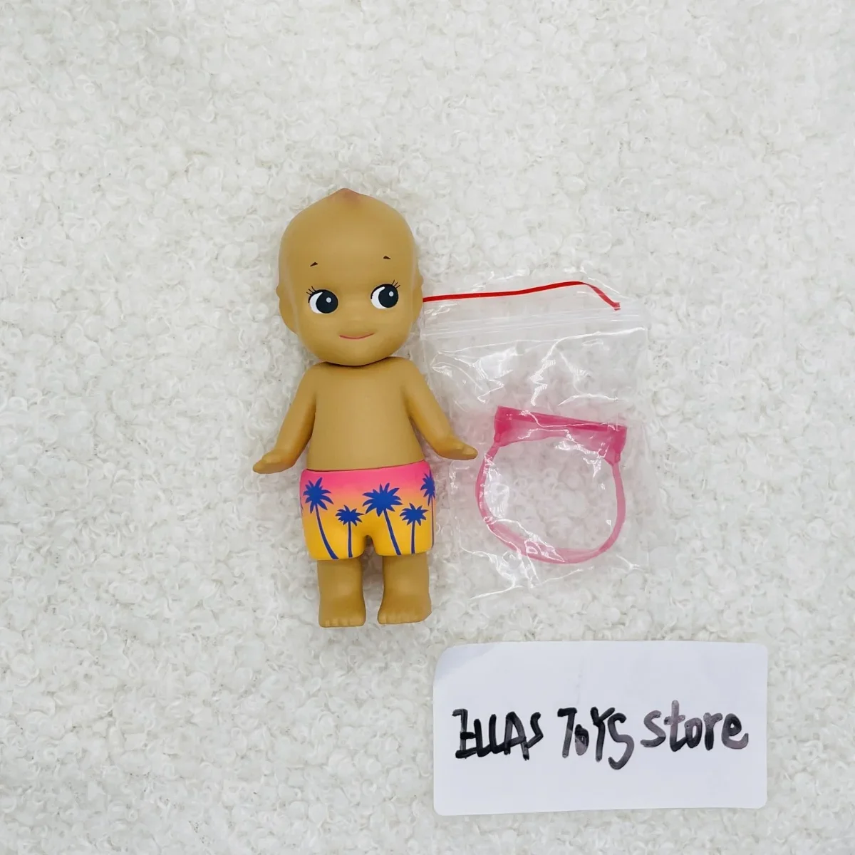 소니 엔젤 미니 피규어 여름 휴가 2017 시리즈 무백 무박스 블라인드 박스 핑크 수영복 연노랑 티셔츠 SAS65313