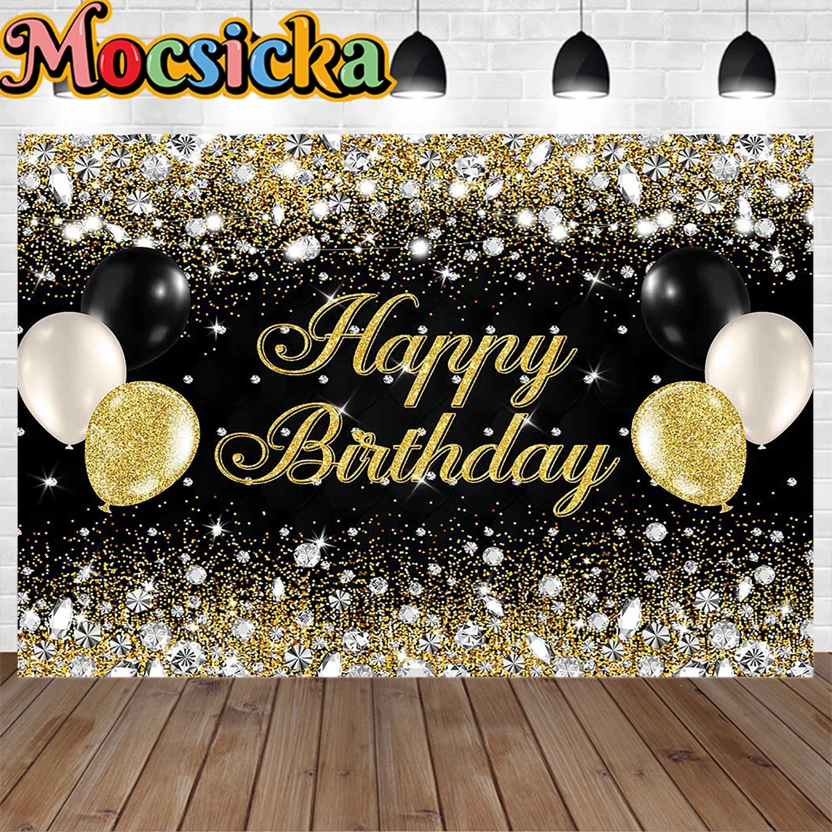 Balloon Decoration Birthday Party Glitter Background Poster Pink Sliver Dot Sweet Girl Women Photo Flower Backdrop Studio Banner