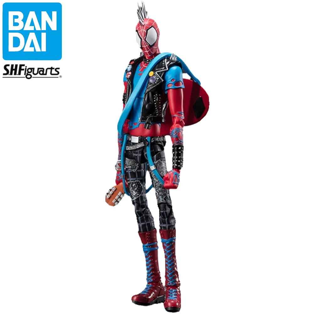 [In Stock] Original Bandai Spirits S.h.figuarts Spider-Man Across Spider-Verse Part One Spider-Punk 17.5Cm Action Figure Toys