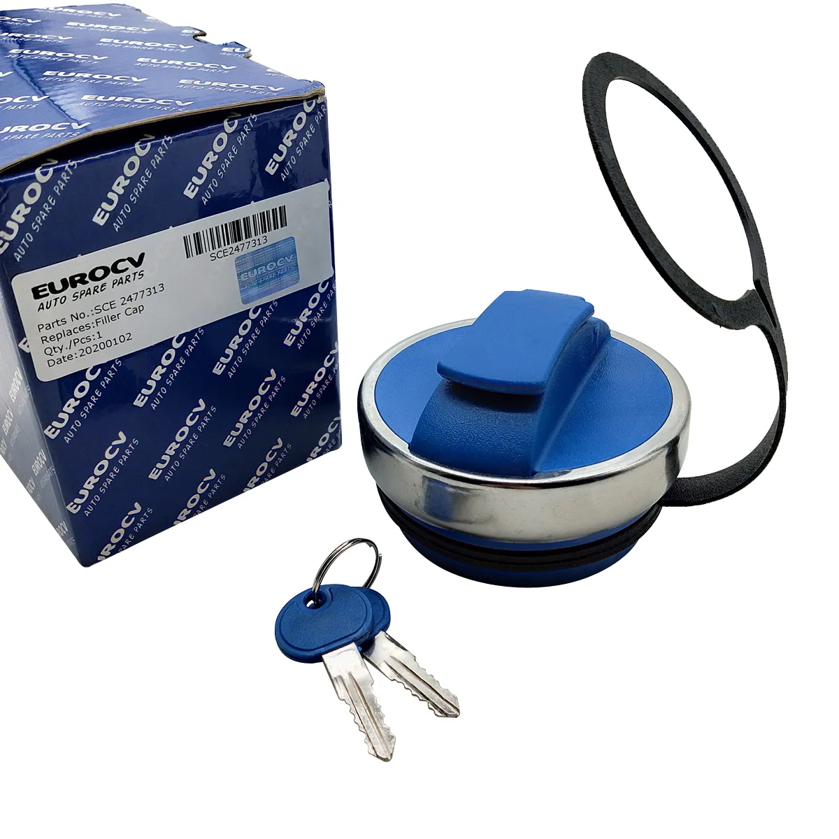Bouchon Verrouillable AdBlue 68 Mm Pour Scania – Réf. 2278297 / 2477313 – Avec 2 Clés, Sécurité Anti-Vol