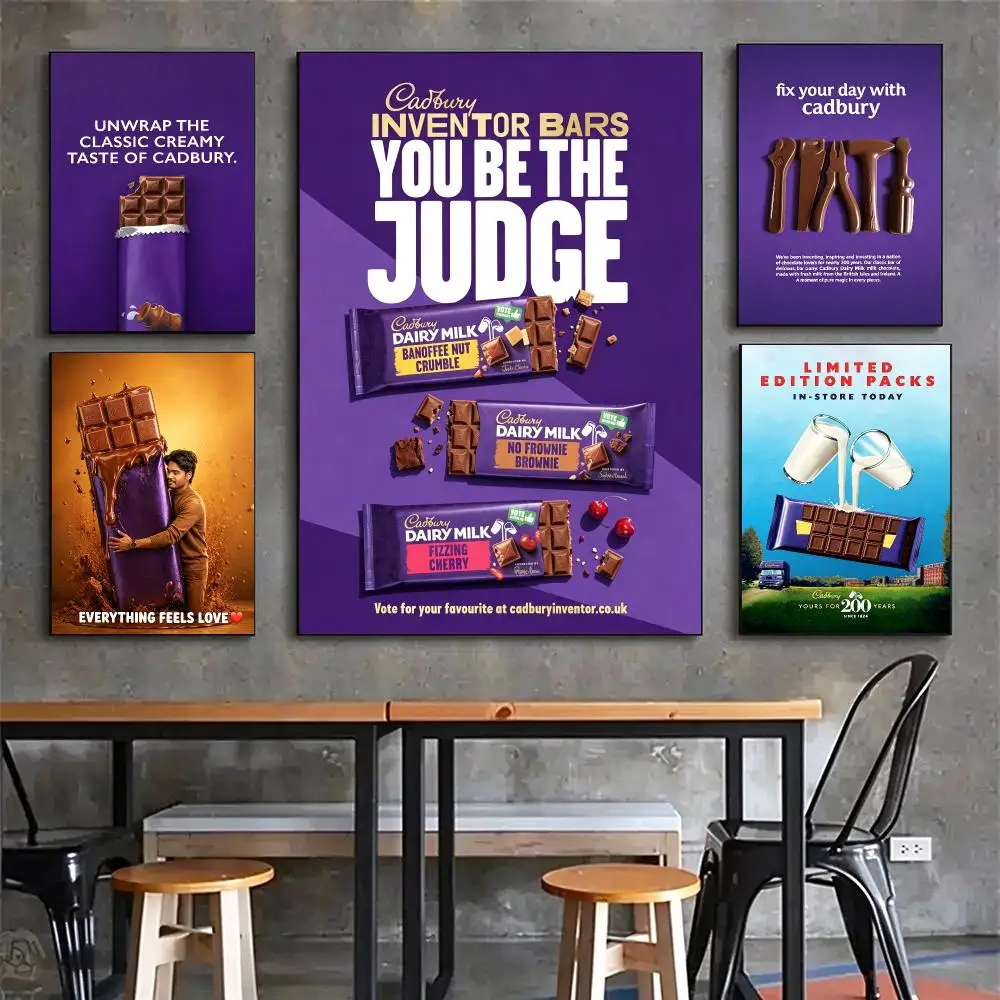 popular Cadbury Poster Poster HD Printing Vintage Luxe Home Decor Wall Art for the Living Rooms Entryways Gift