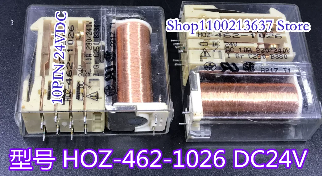 Hoz-462-1026  24VDC   Used dismantled parts  DC24V   10-PIN  HOZ-462-1026  1PCS