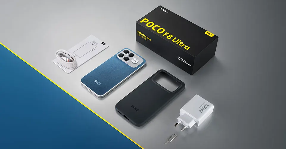 POCO F8 Ultra Global Version Snapdragon 8 Elite Gen 5 6500mAh Battery 50MP OIS Camera 6.9" 120Hz Display 5G NFC Smartphone