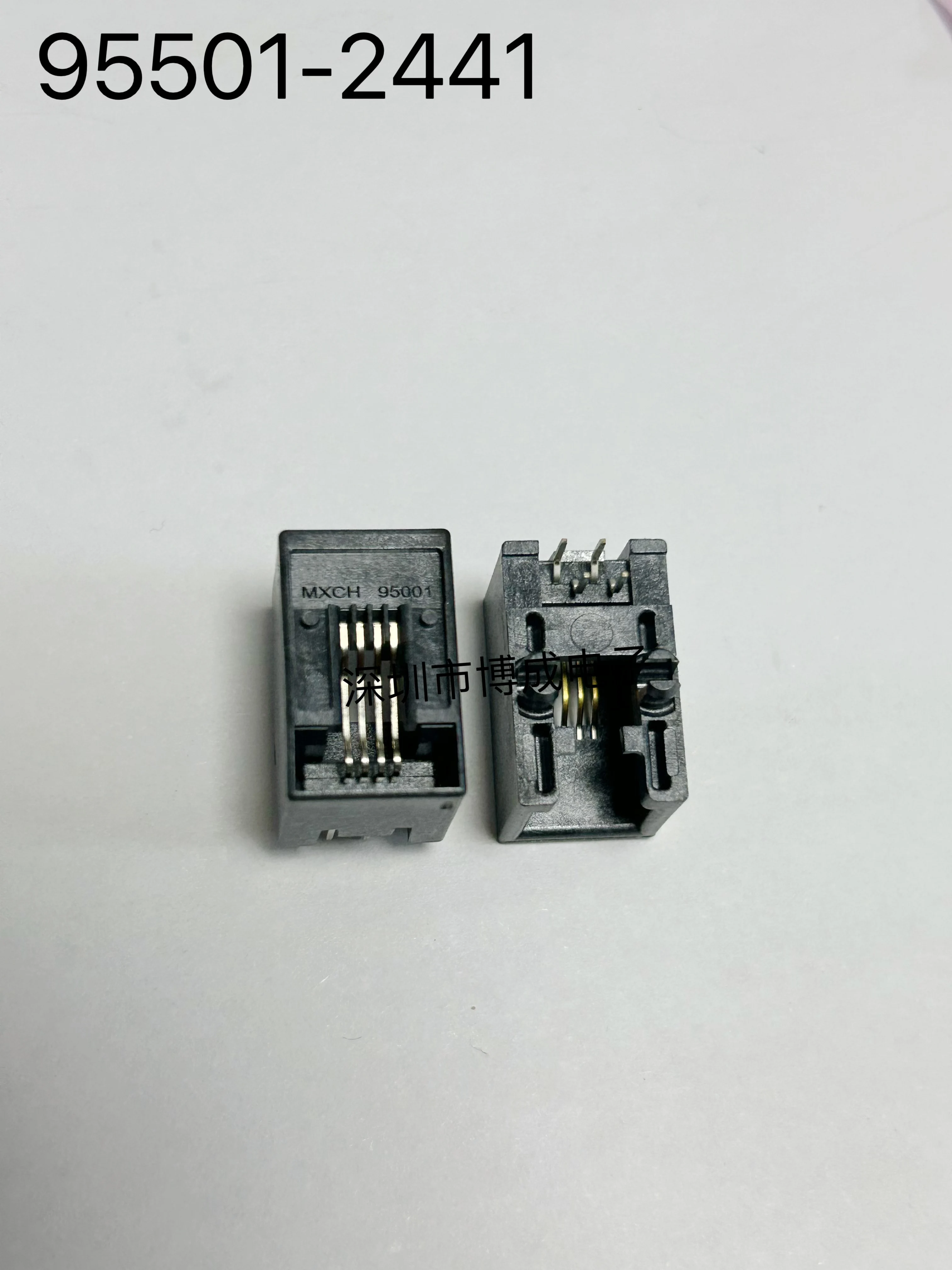 

10 шт./лот 95501-2441 955012441 0955012441 РАЗЪЕМ CONN MOD 4P4C R/A UNSHLD