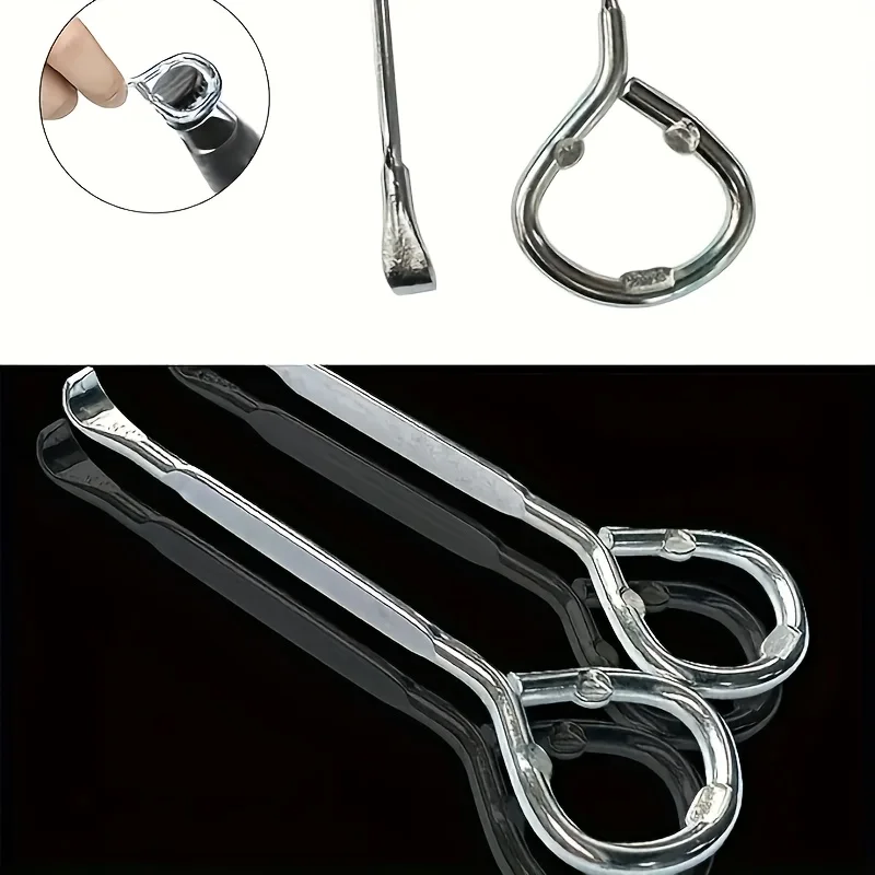 

1Pcs Metal Soda Beer Bottle Gripper Openers Simple Multifunctional Alloy Steel Portable Paint Bucket Jar Can Opener