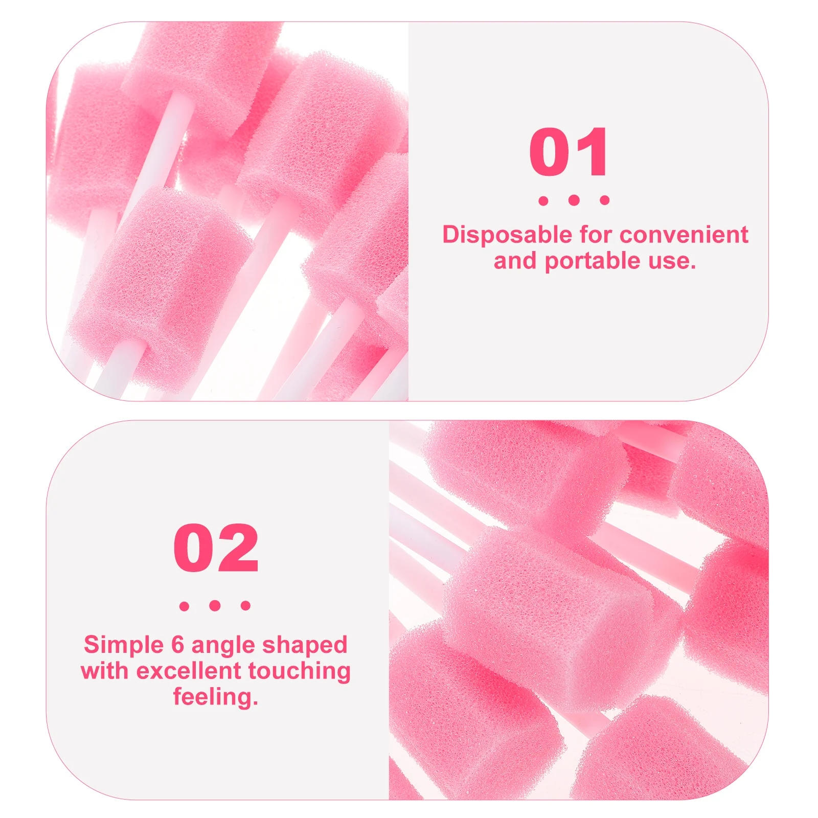 Cleaning Swaps Disposable Oral Care Sponges Wand Wand Sponge Swab Tooth Cleaning Mouth Sponge Swabs With