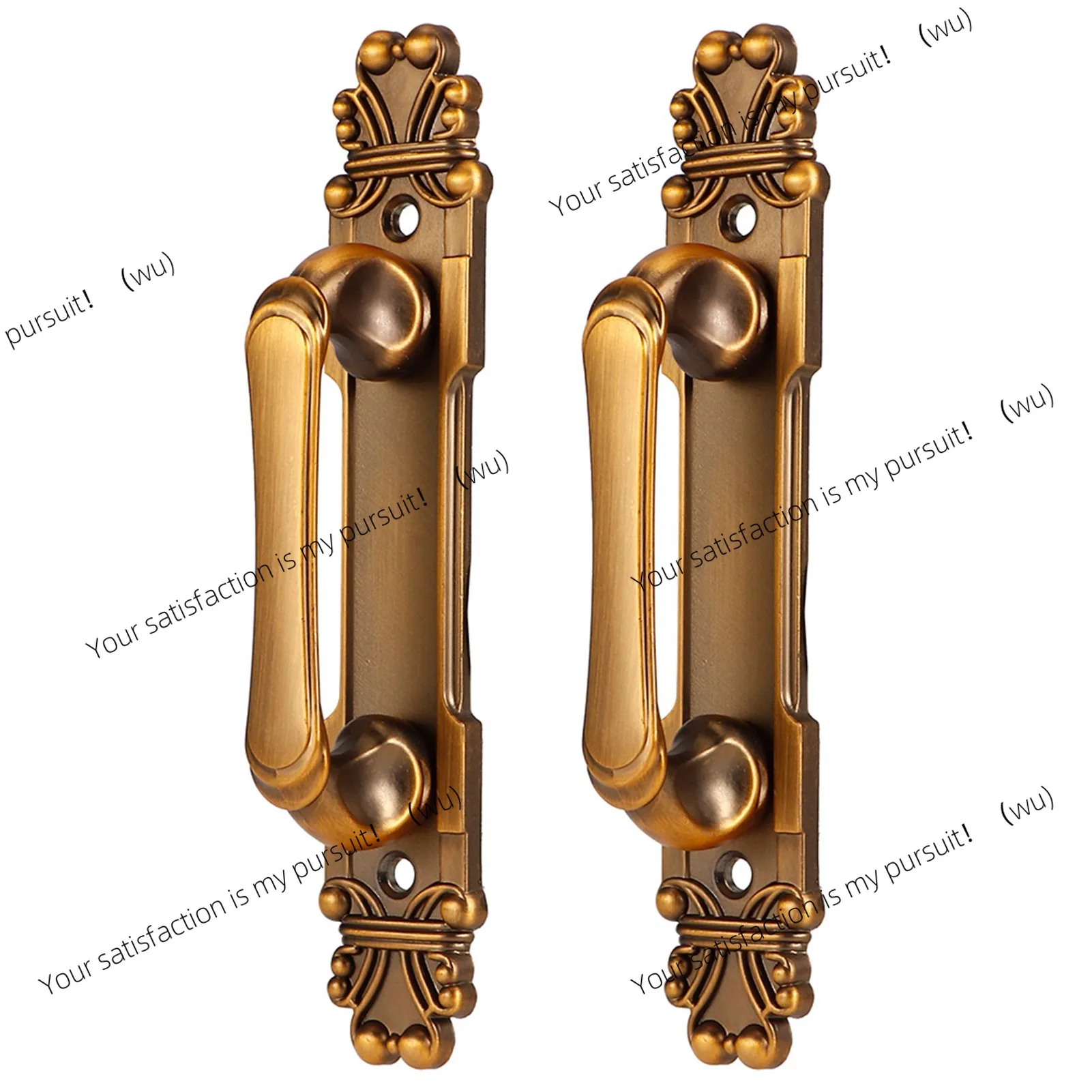 for 2Pcs/Set European Style Antique Zinc Alloy Door Pull Handle Cabinet Hardware Handle Fittings Accessory