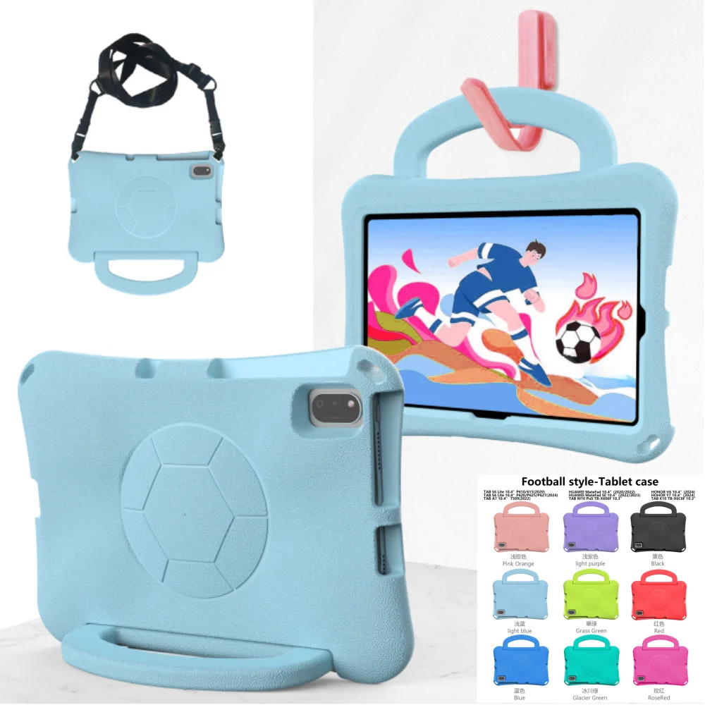 

Чехол EVA для Samsung Galaxy Tab A7 10.4 дюйма SM-T509, S6 Lite 10.4 дюйма SM-P620, P625, P615, P610 — чехол-сетка с ремешком