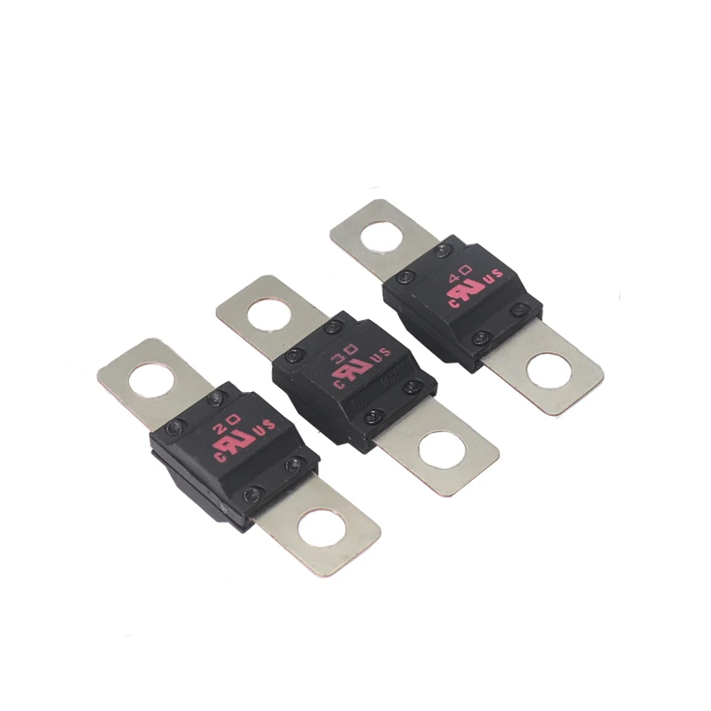 【1Set】ANS Trumpet Fork Plug Fuse 32V 40A 50A 60A 70A 80A 100A 125A 150A 200A Bolt Fixed Insurance Film +8 Safety Plate Base