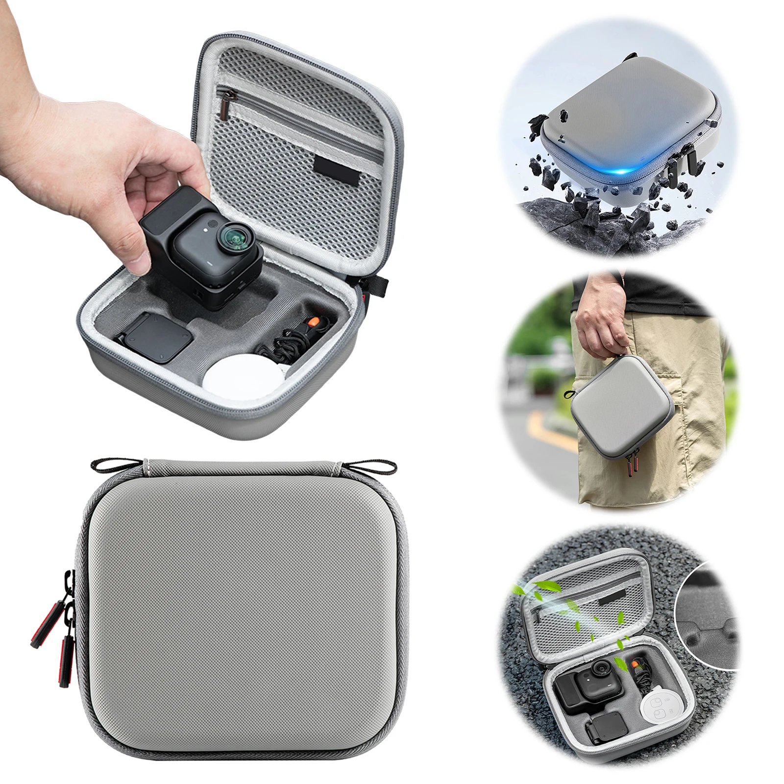 

Портативный чехол-сумка, пылезащитный защитный футляр для аксессуаров Insta360 Go Ultra
