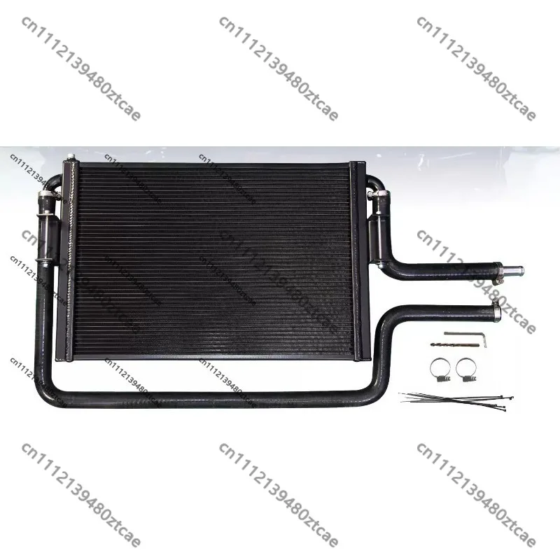 Upgraded Large‑Size Intercooler & Radiator, High Flow Cooling Water Tank, Car Modified Aftermarket Replacement Parts